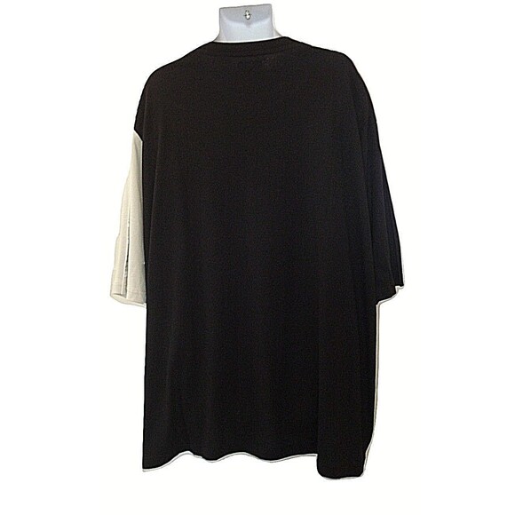 Sean John T Shirt Deadstock Color Block Black Beige Pullover NWT Mens Size 4XB - Picture 5 of 8